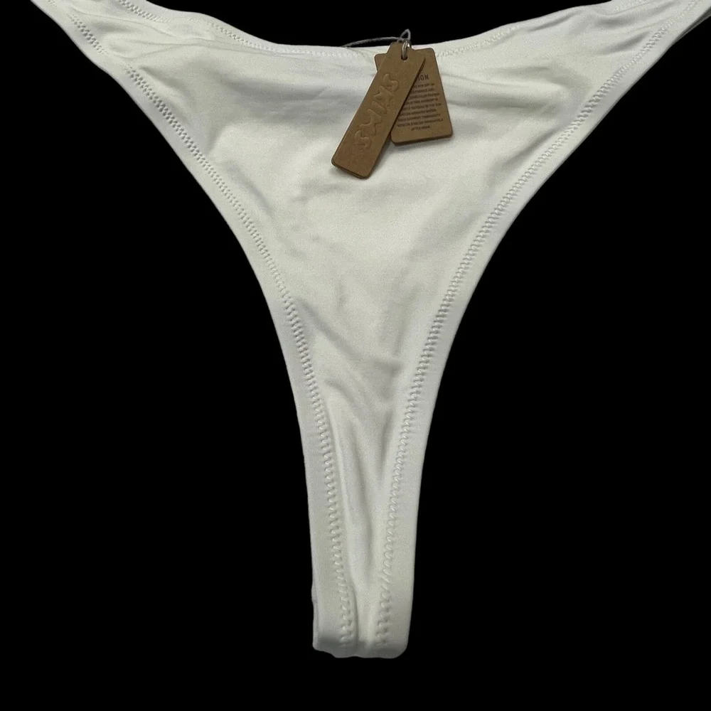 SKIMS Swim Thong Bikini Bottom Marble Womens‎ 4X